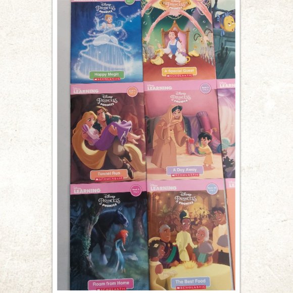 Disney Princess Phonics Reading Program - 12 phonics books - Picture 3 of 6